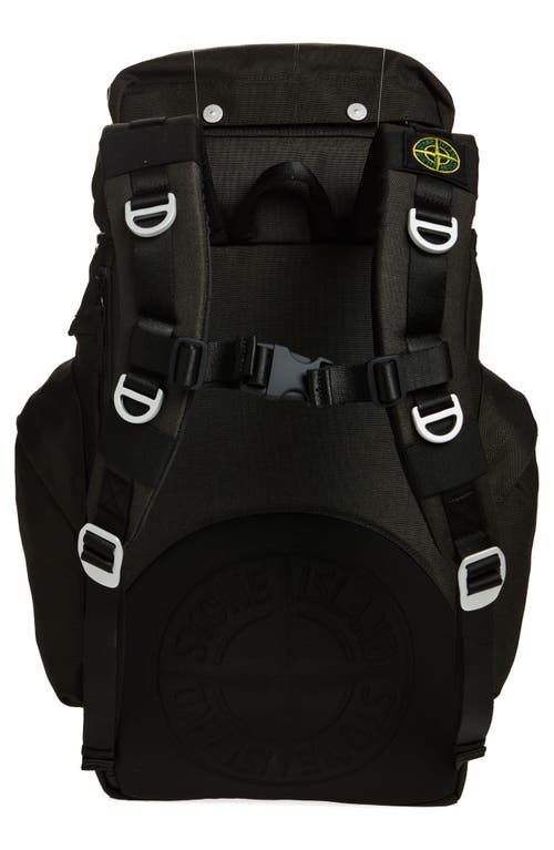 Shop Stone Island Nylon Backpack In V0062 Lead Grey