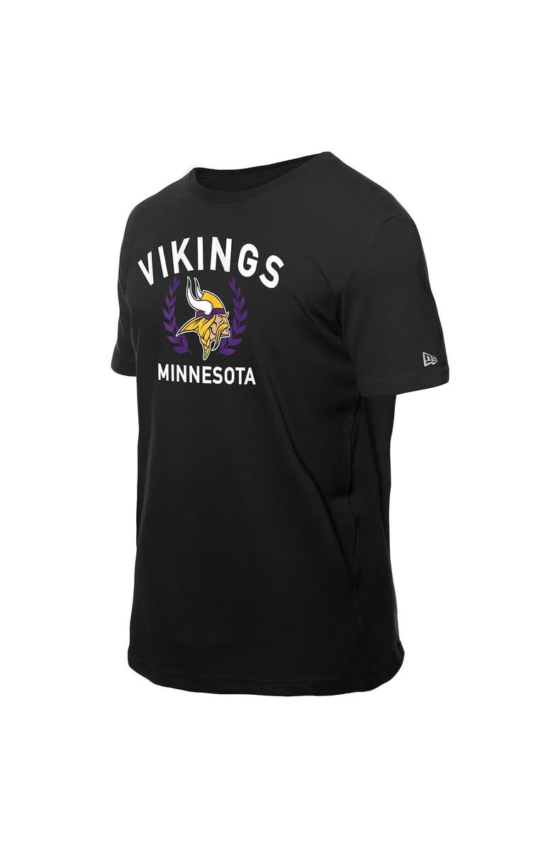New Era Men's New Era Black Minnesota Vikings 2025 NFL Draft T-Shirt, Alternate, color, 