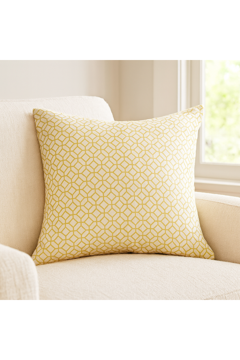Adrienne Meadow Cotton Euro Sham - Machine Washable, Alternate, color, Green