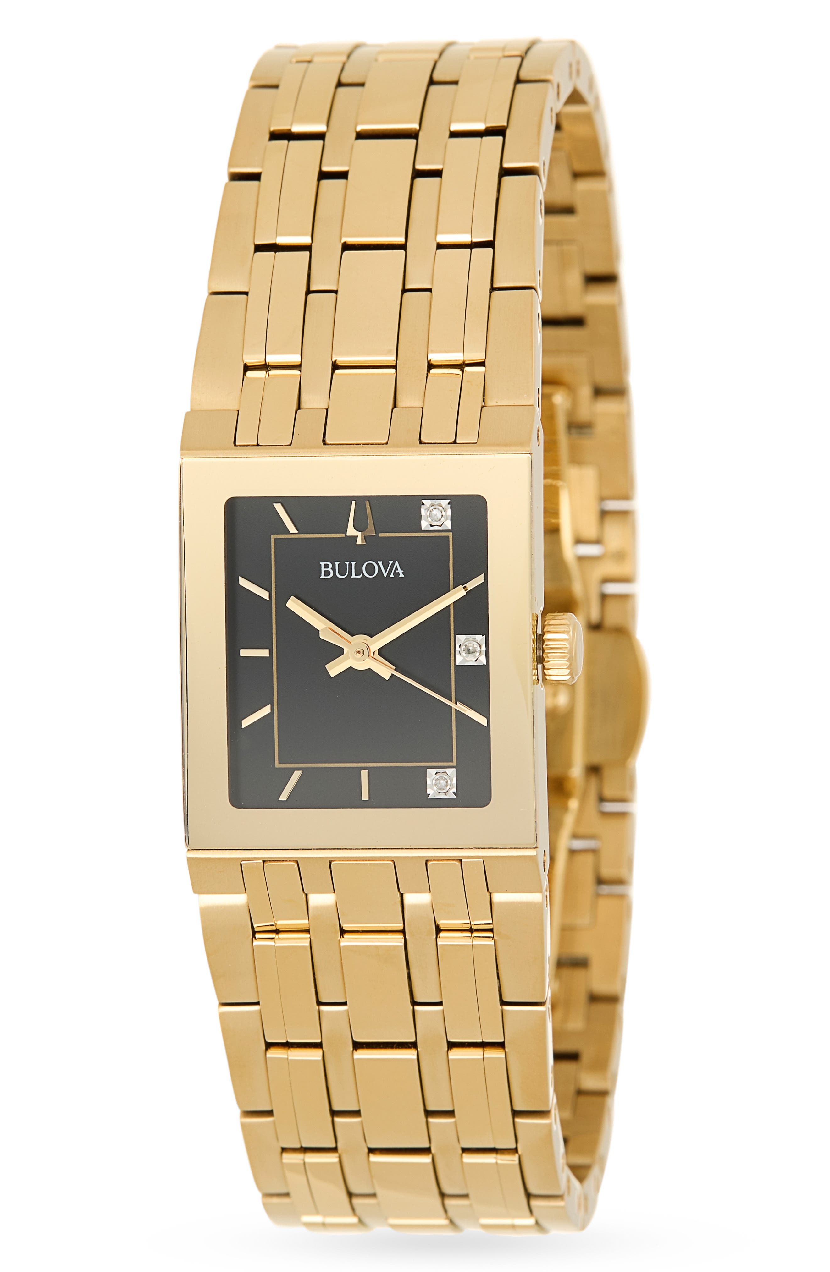 BULOVA x Marc Anthony Quadra Bracelet Watch, 21mm