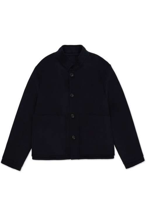 Fortela Miller Short Wool Jacket In Black