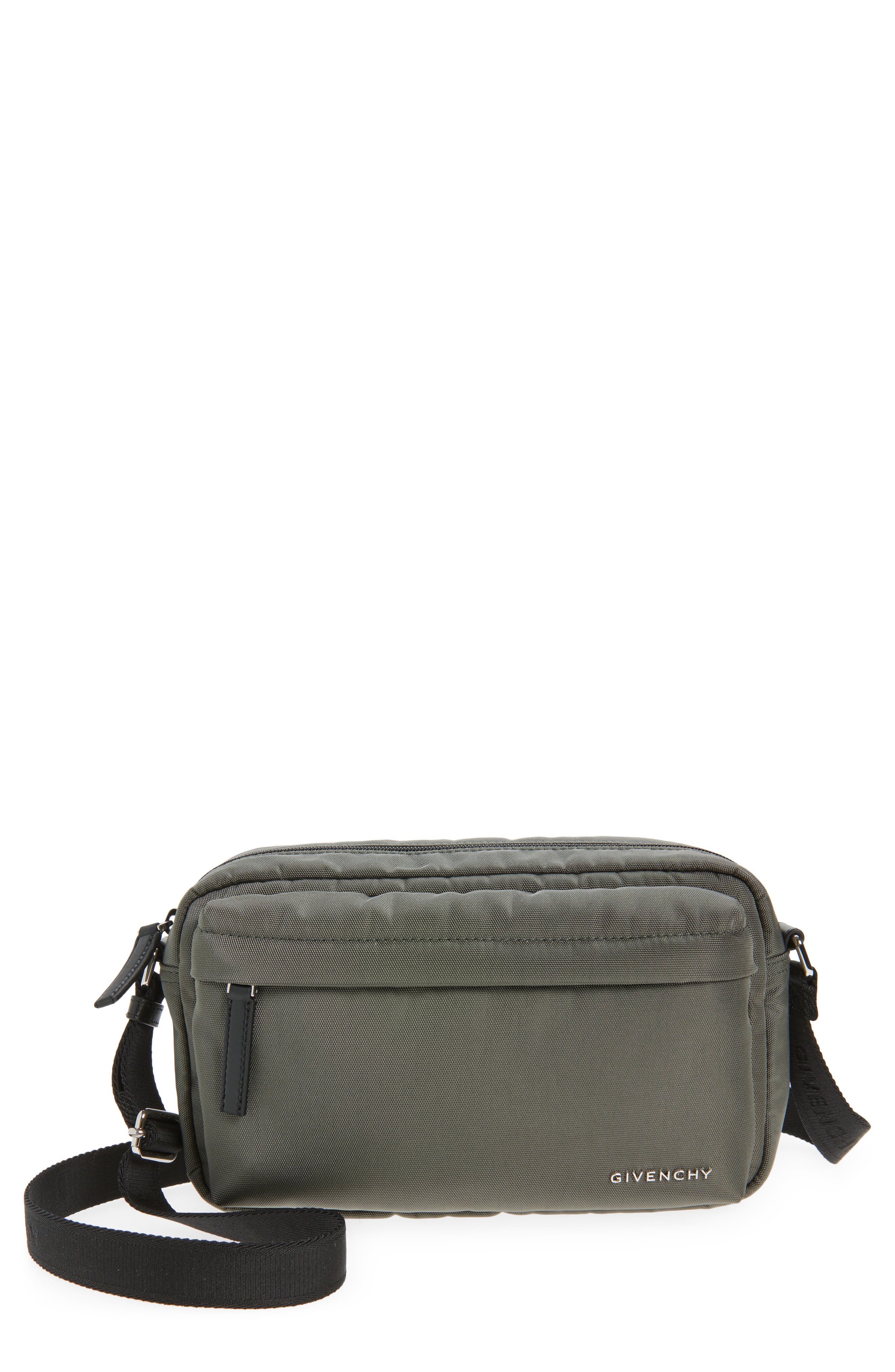 Givenchy Essential U Canvas Crossbody Camera Bag, Main, color, Salvia