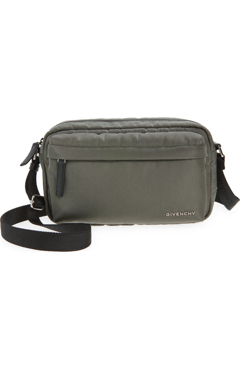 Givenchy Essential U Canvas Crossbody Camera Bag, Main, color, Salvia