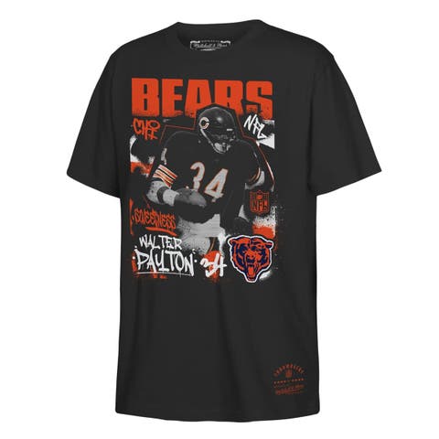 Youth Mitchell 
Ness Walter Payton Black Chicago Bears Star Player T-Shirt