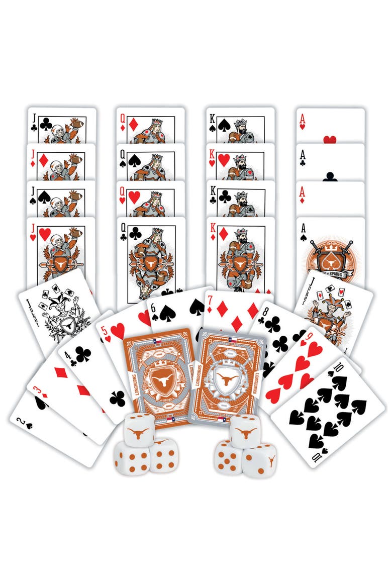 Texas Longhorns Playing Cards & Dice, Alternate, color, Multicolor