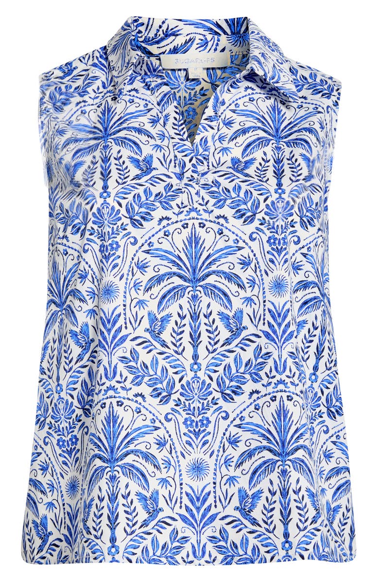 SUGARLIPS Romina Floral Print Sleeveless Top, Main, color,