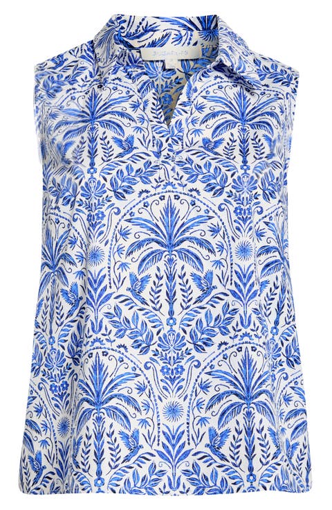 Romina Floral Print Sleeveless Top