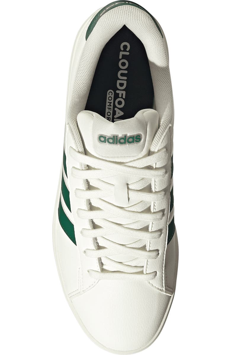 adidas Grand Court 3.0 Sneaker, Alternate, color, Off White/ Green/ Off White