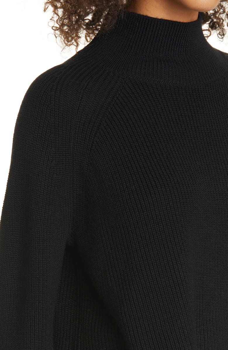 Eileen Fisher Merino Wool Crop Turtleneck Sweater, Alternate, color,