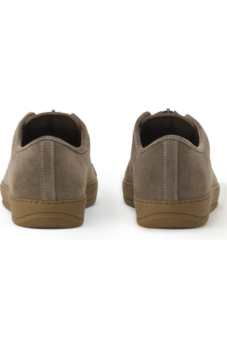 Lanvin Dbb1 Suede Zip Sneakers, Alternate, color, Khaki
