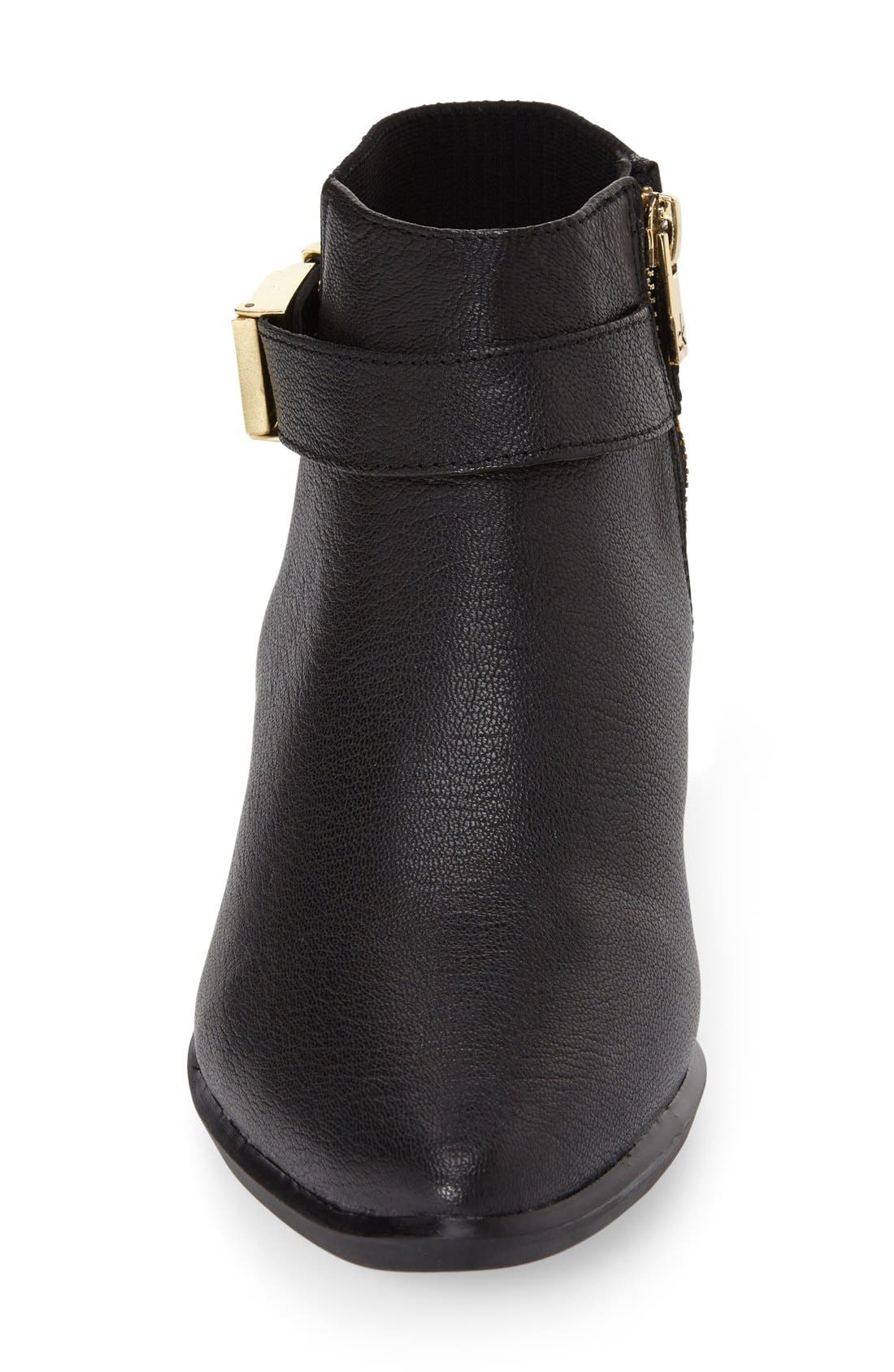 Calvin Klein 'Voletta' Bootie (Women), Alternate, color, BLACK