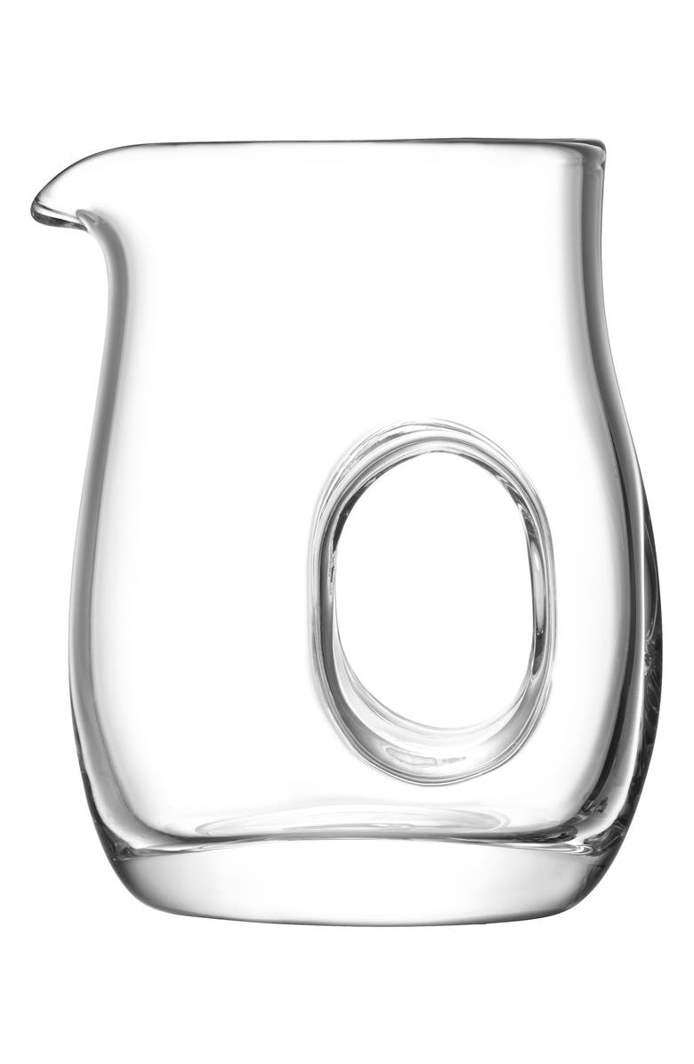 LSA Void Glass Jug, Main, color,