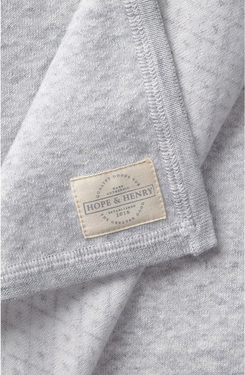 Hope & Henry Baby Jacquard Sweater Blanket, Alternate, color, Light Grey