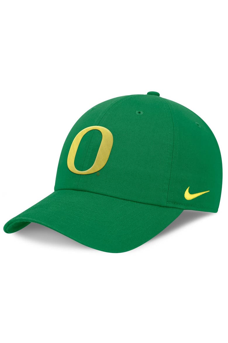Men's Nike Green Oregon Ducks Dri-FIT Club Adjustable Hat, Main, color, Green