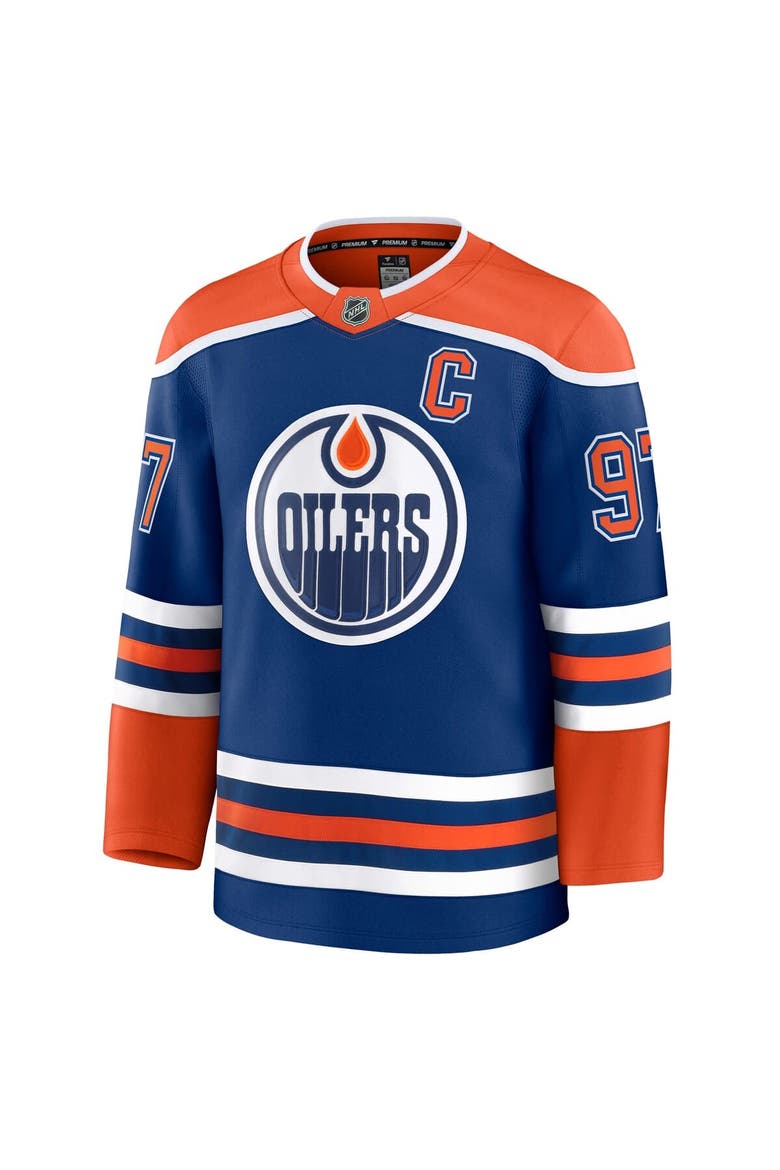 Men's Fanatics Connor McDavid Royal Edmonton Oilers Home Premium Jersey, Alternate, color, Royal