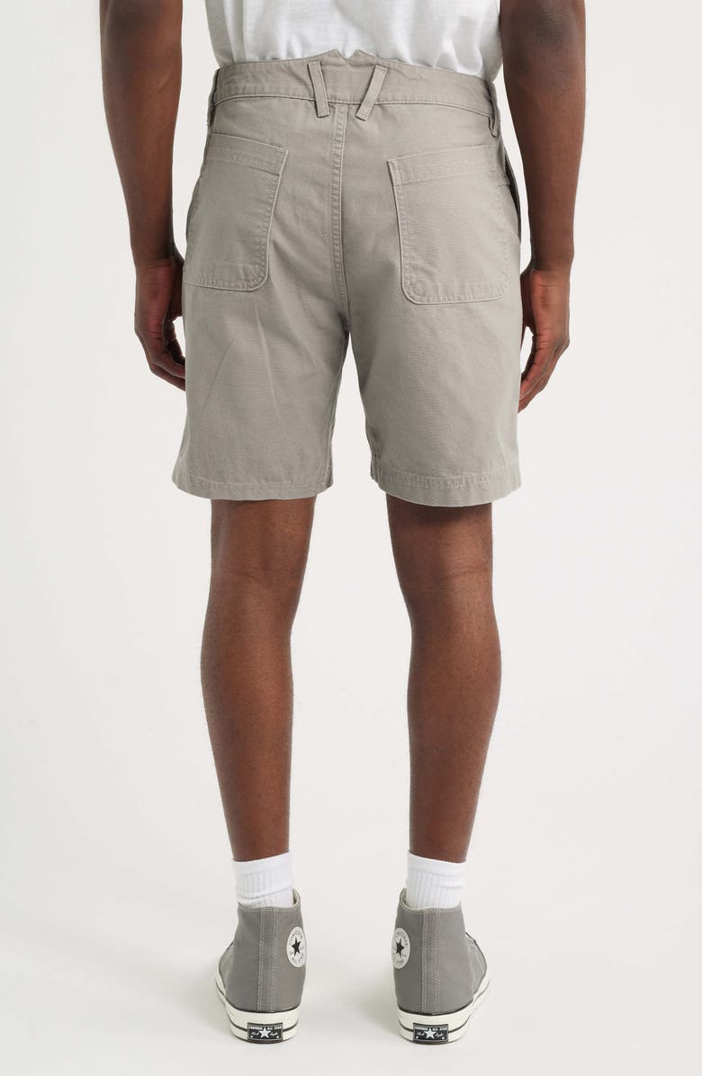 Imperfects Courier 7-Inch Canvas Shorts, Alternate, color, Driftwood