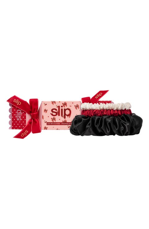 Pure Silk Assorted Scrunchie Set
