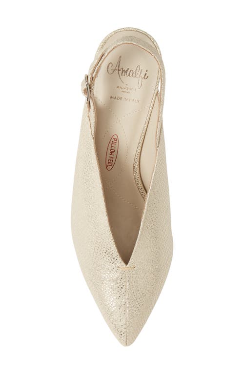 Amalfi By Rangoni Pinerolo Slingback Pump In Neutral