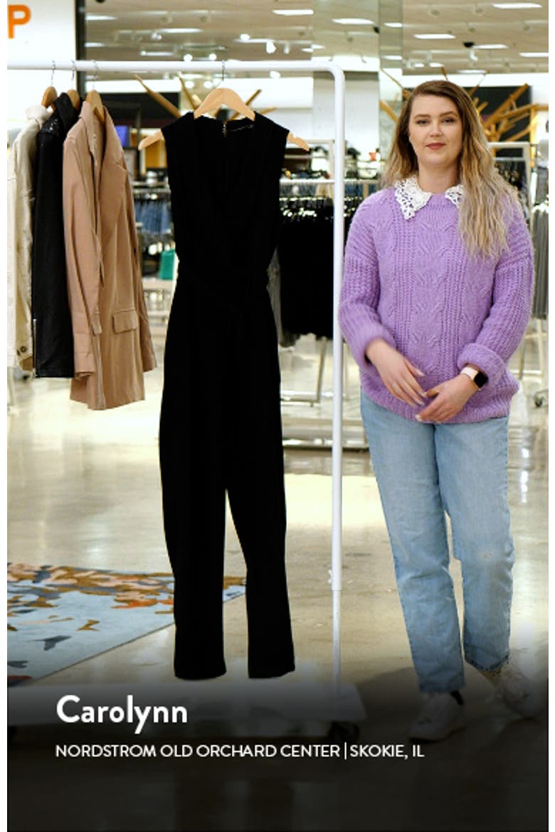 Tie Waist Surplice V-Neck Jumpsuit video