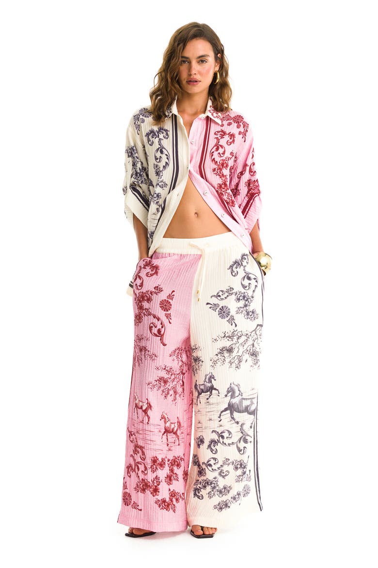 Chrissy Celinna Cover-Up Shirt, Alternate, color, MULTICOLOR