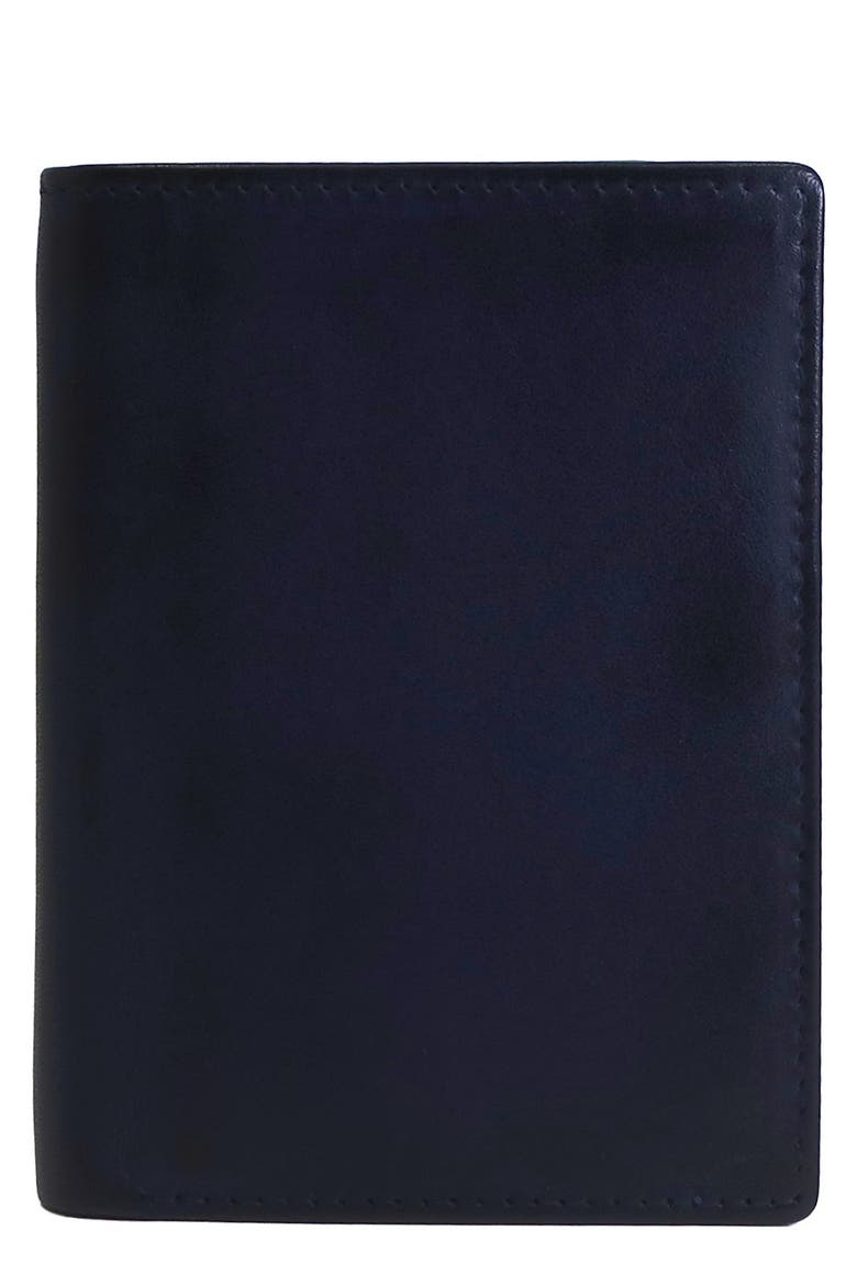 North-South Front Pocket Bifold Wallet, Main, color, NAVY