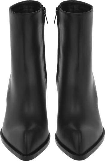 【Gianvito Rossi】ジャンヴィト・ロッシ / WEDNESDAY BOOTIE Gianvito Rossi Wednesday Leather Ankle Boots | Black | FARFETCH