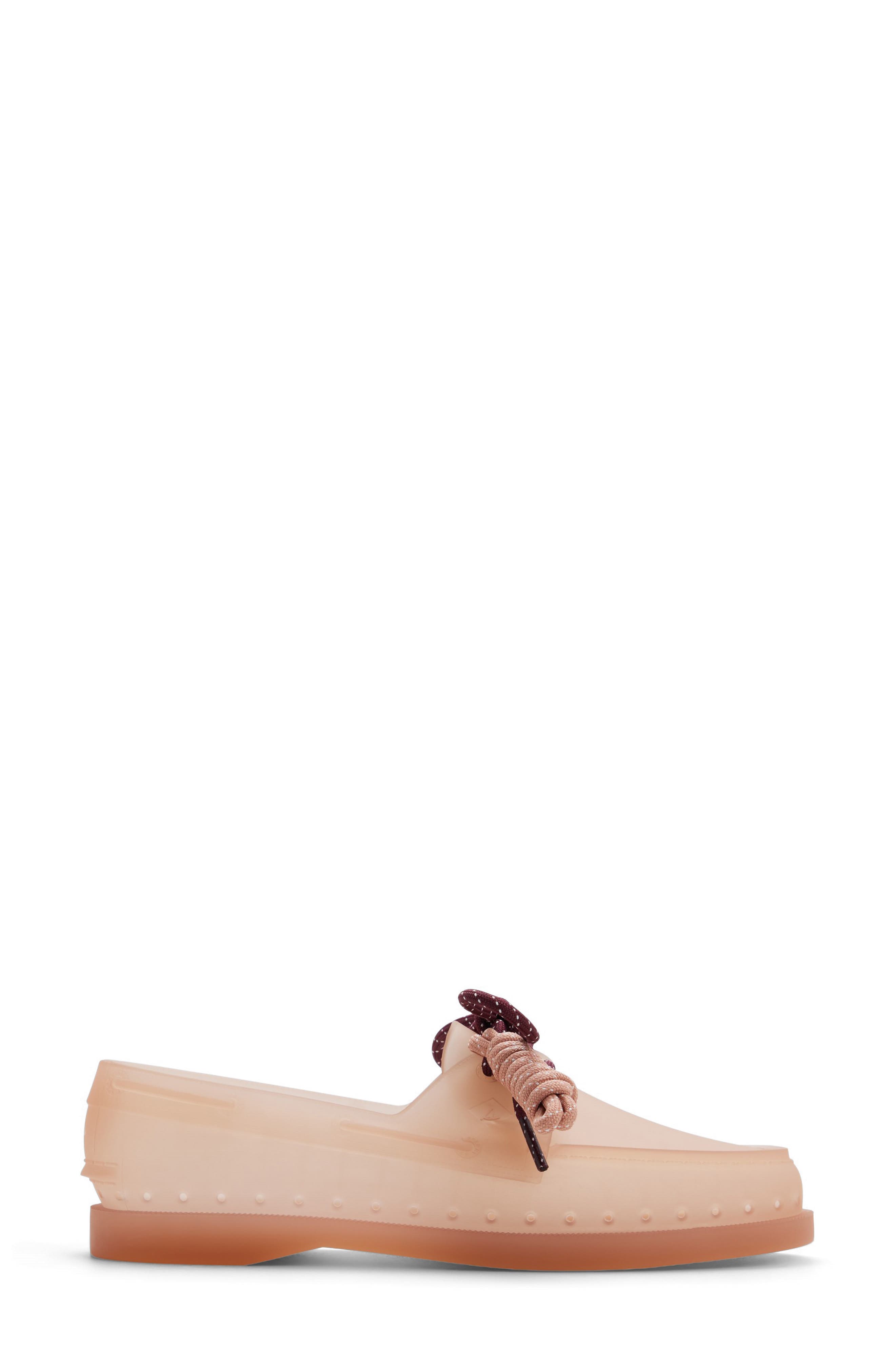 x Monse Authentic Original™ 2-Eye Jelly Boat Shoe, Alternate, color, DARK BEIGE