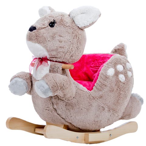 Little Rockers Deer Wooden Plush Ride