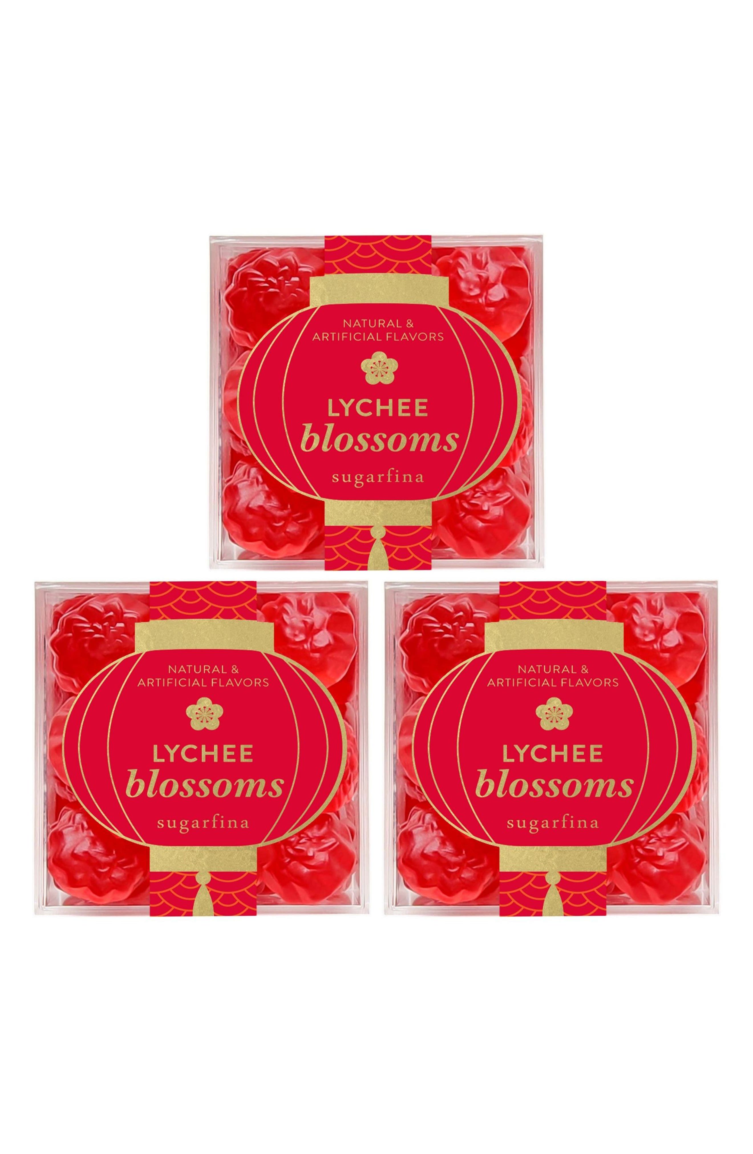 sugarfina Lychee Blossoms Set of 3 Candy Cubes