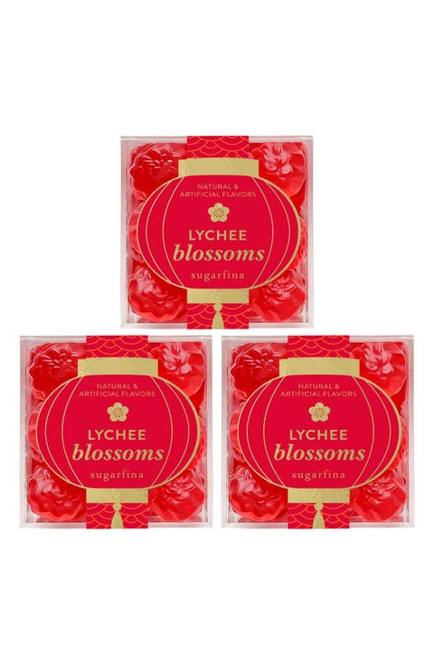 Lychee Blossoms Set of 3 Candy Cubes