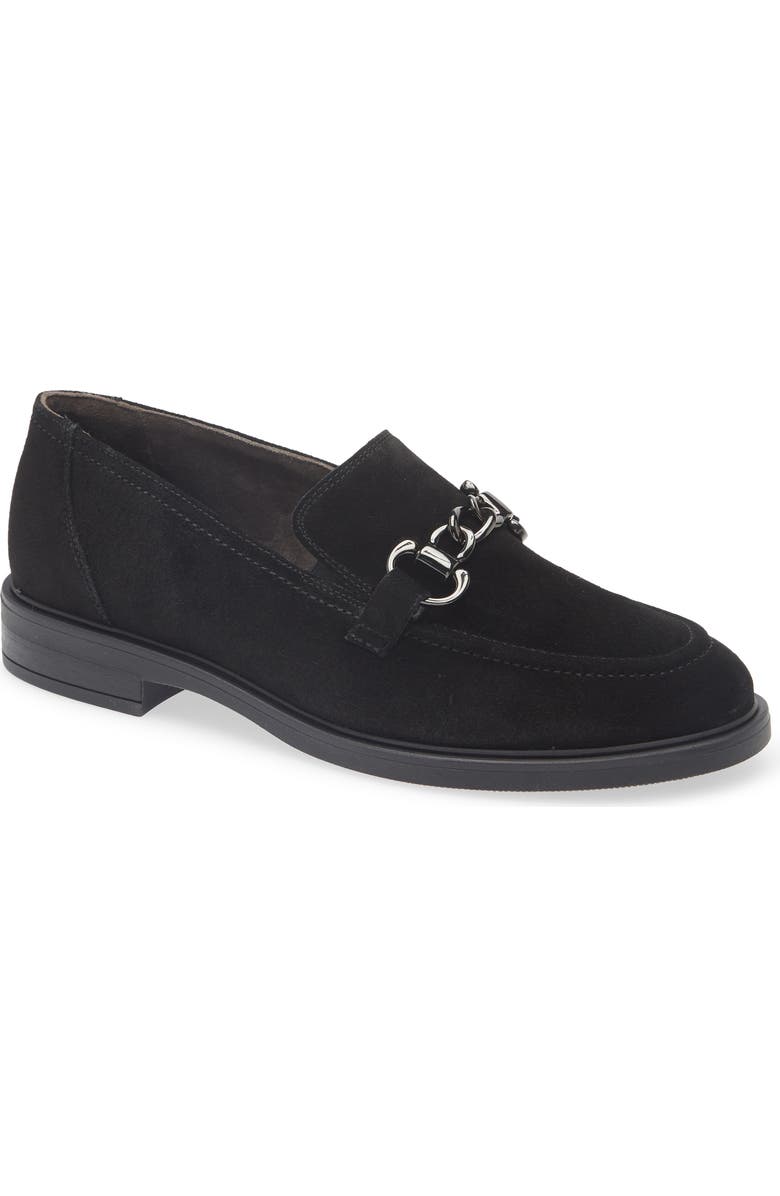 Paul Green Brittany Bit Loafer, Main, color, Black Soft Suede
