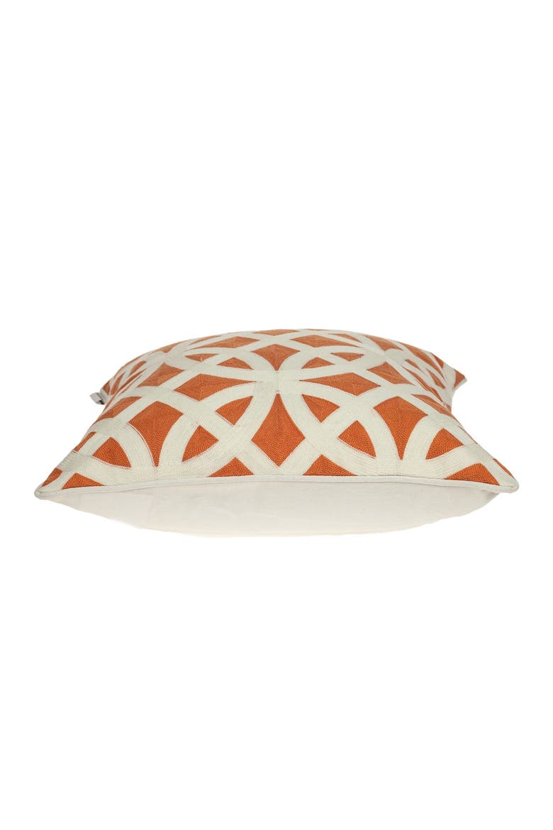 Chano Transitional Pillow - 20" x 20" - Orange, Alternate, color, ORANGE