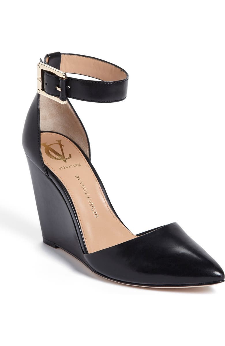 VC Signature 'Solanna' Leather Wedge Pump, Main, color,