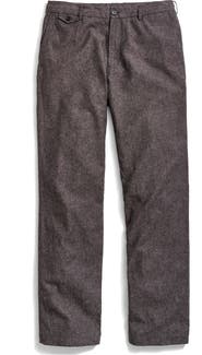Billy Reid Flat Front Linen & Cotton Pants