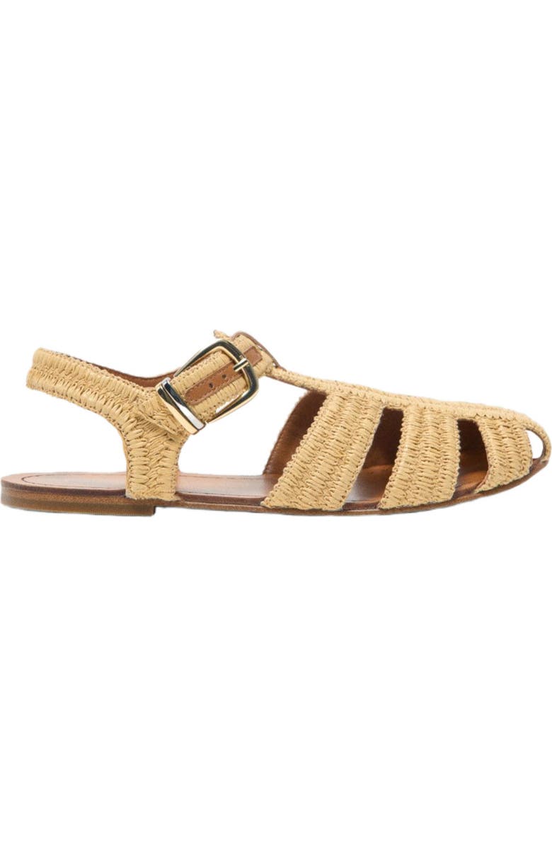 maje Flat strap sandals, Main, color, Beige