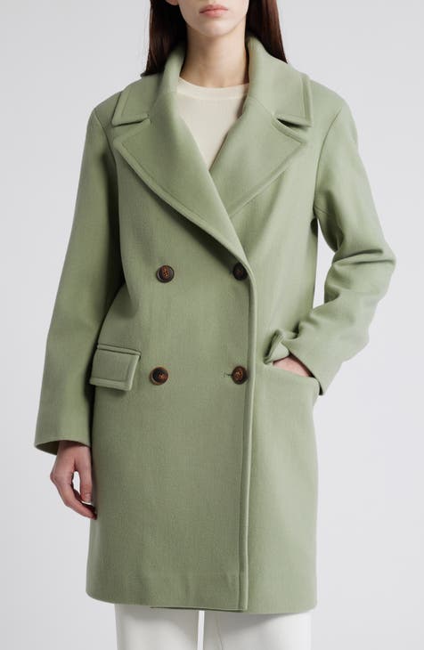 Women s Green Wool Wool Blend Coats Nordstrom