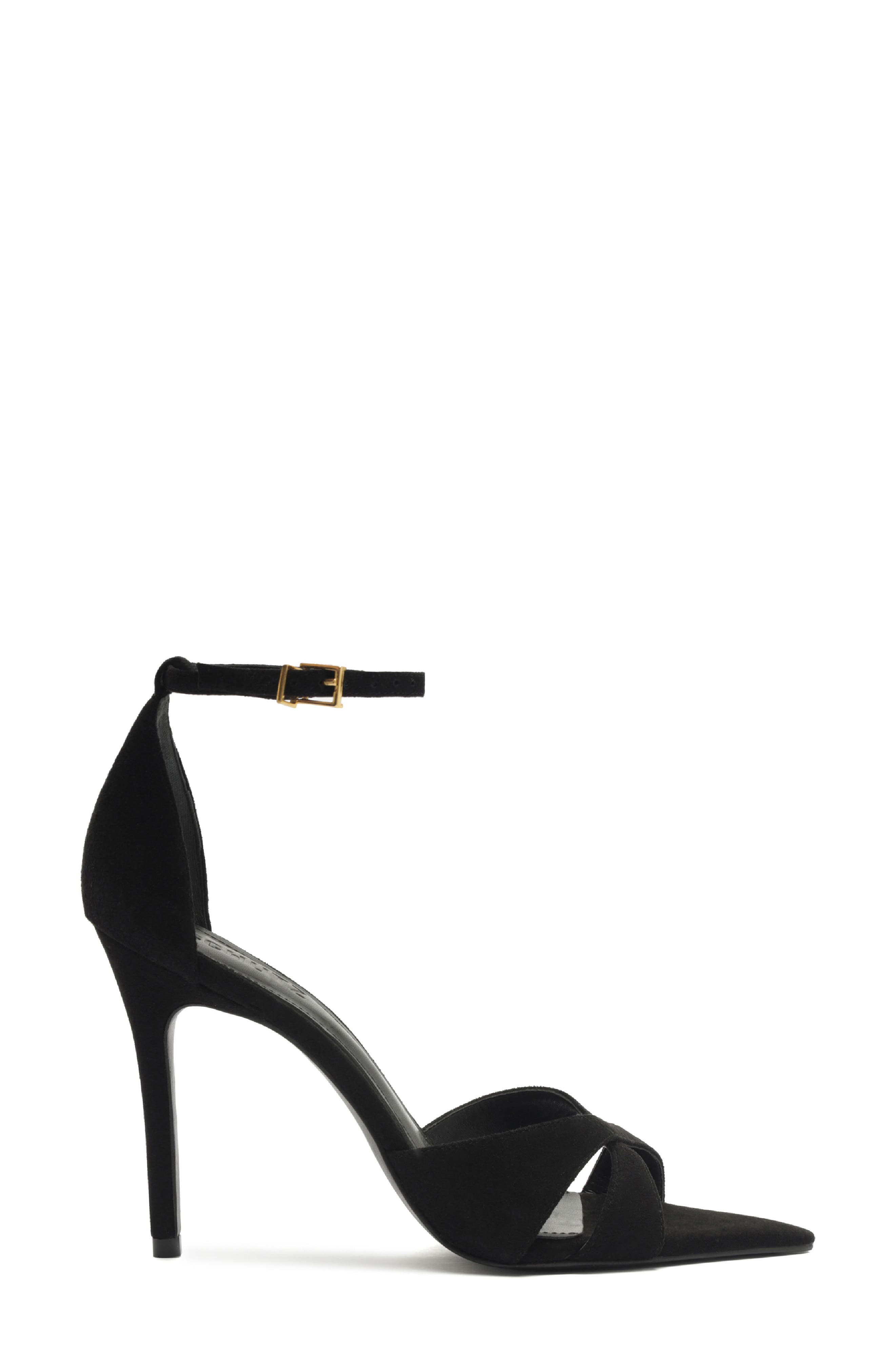 Schutz Hilda Leaf Pointed Toe d
Orsay Pump, Alternate, color, Black
