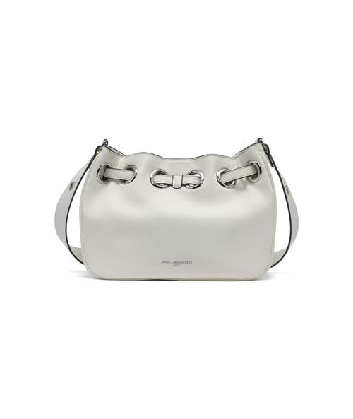 Karl Lagerfeld Paris Desiree Crossbody In Winter White