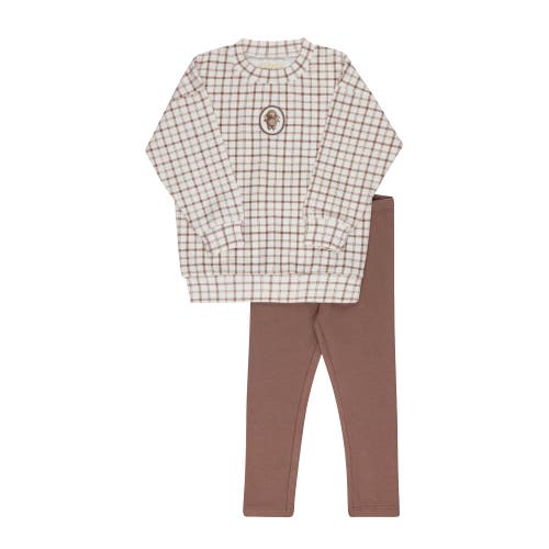 Ely's & Co. Modal French Terry Plaid Sheep Collection In Multi