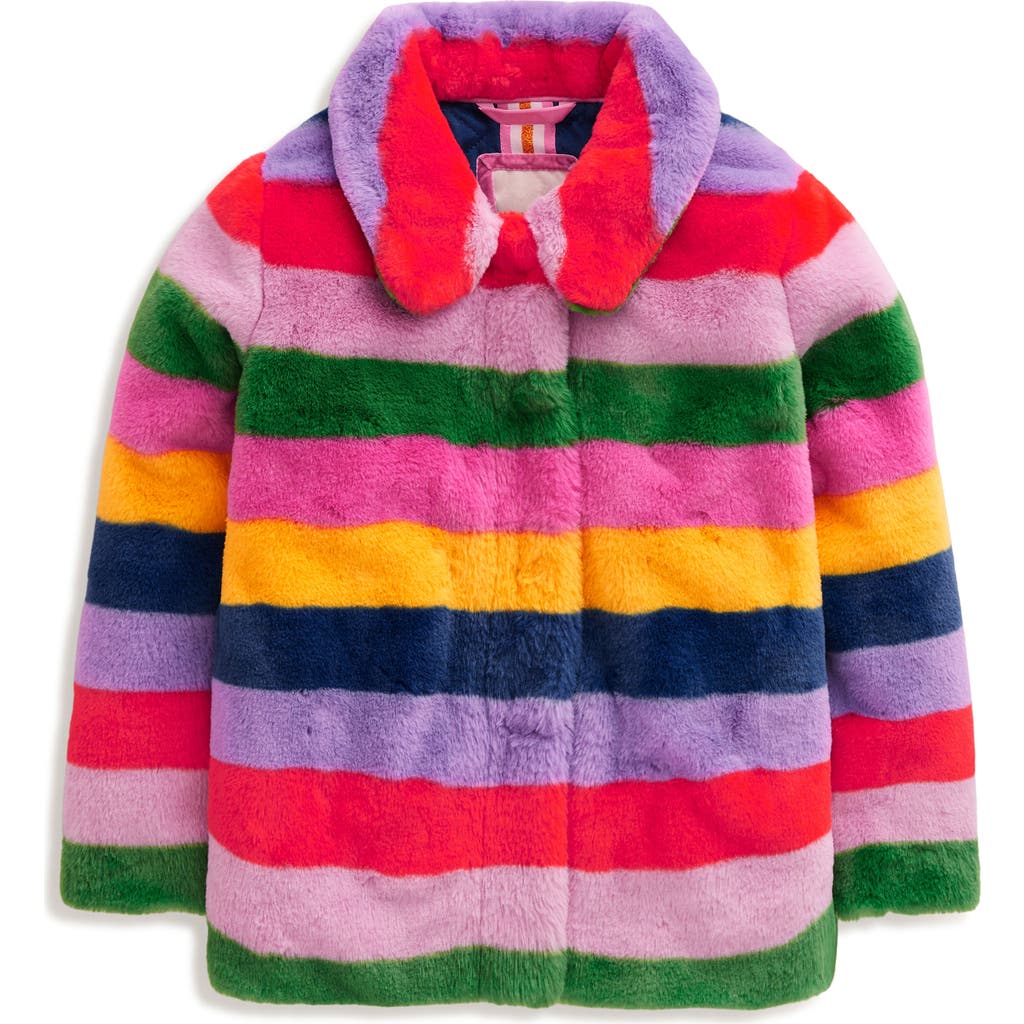 MINI BODEN MINI BODEN KIDS' FUN FAUX FUR COAT