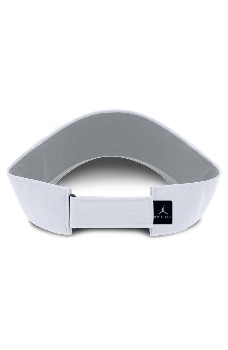 Jordan Brand Men's Jordan Brand White Michigan Wolverines 2025 On-Field Gameday Performance Ace Adjustable Visor, Alternate, color, White
