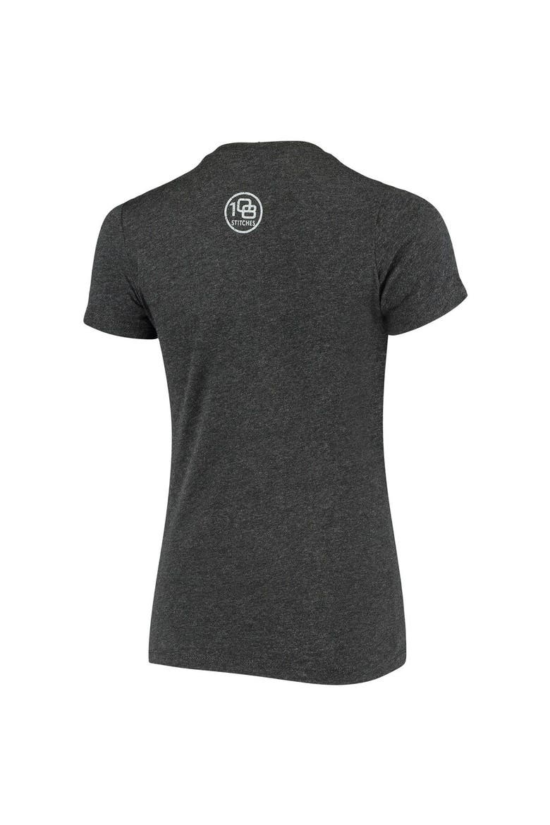 Women's Black Sacramento Dorados Copa de la Diversion Script Tri-Blend Scoop Neck T-Shirt, Alternate, color, Black