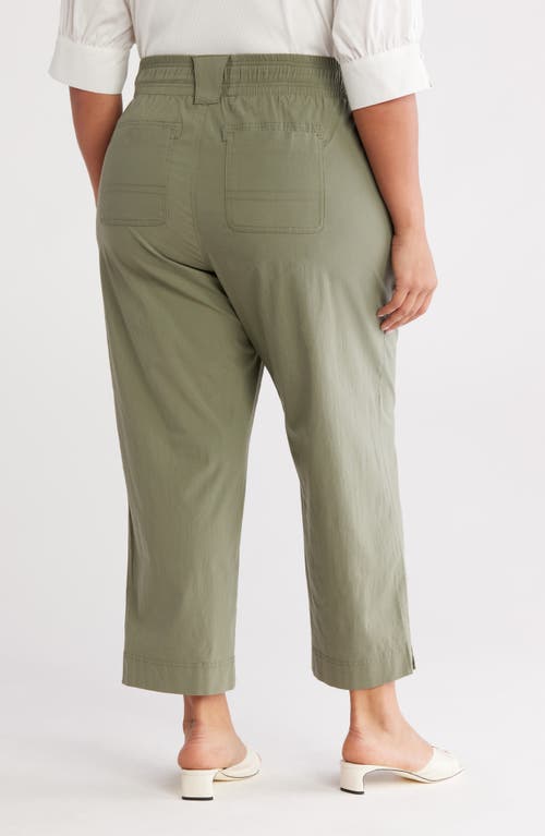 Wit & Wisdom Skyrise Patch Pocket Straight Leg Pants In Green