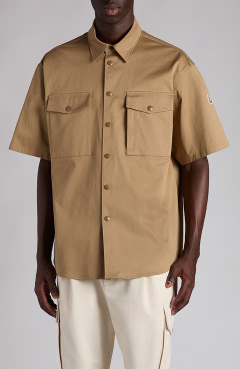 Men's Moncler Button Up Shirts | Nordstrom