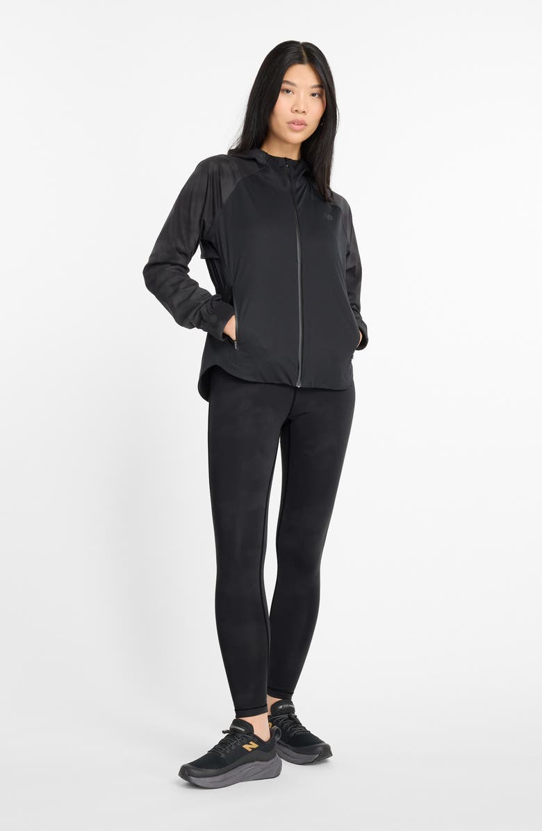 New Balance Reflective Woven Jacket, Alternate, color, Grey