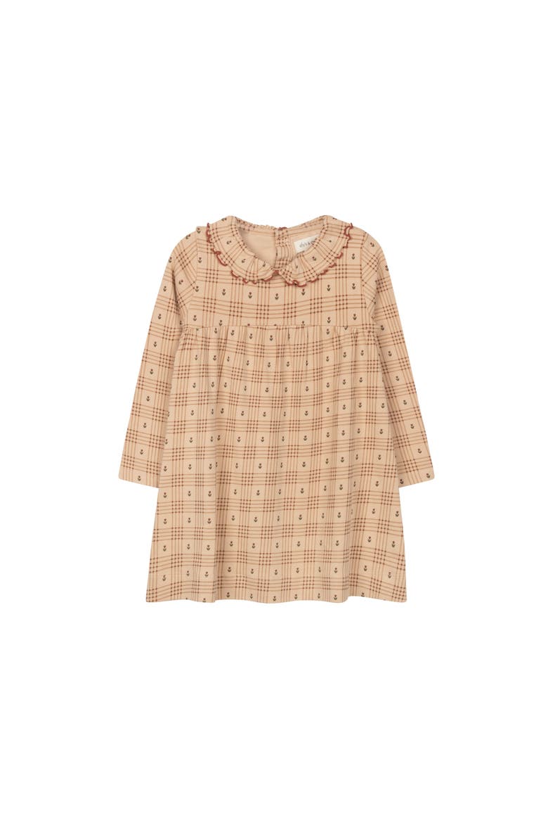 Cotton Floral Plaid Collection - Dress, Main, color, Pink