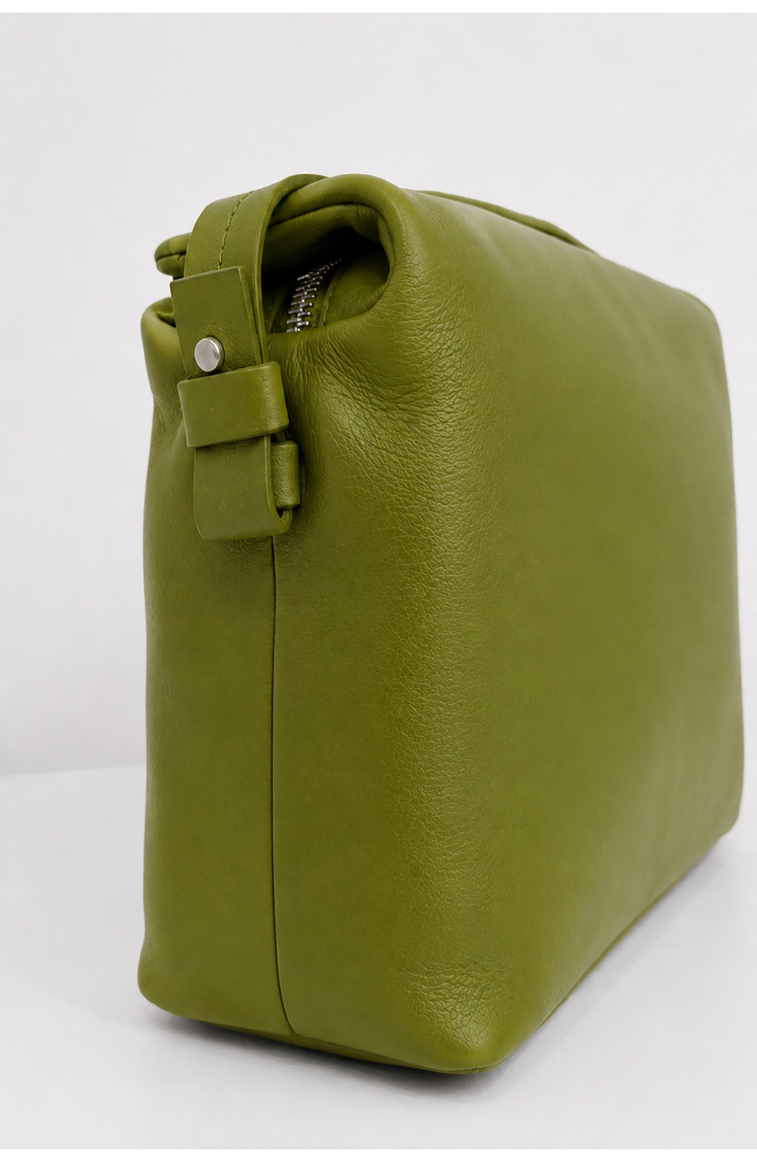 Agnes Leather Crossbody Bag, Alternate, color, SEA KELP