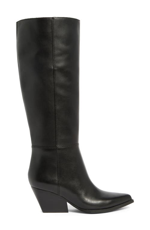 Marc Fisher Ltd Challi Pointed Toe Knee High Boot In Black