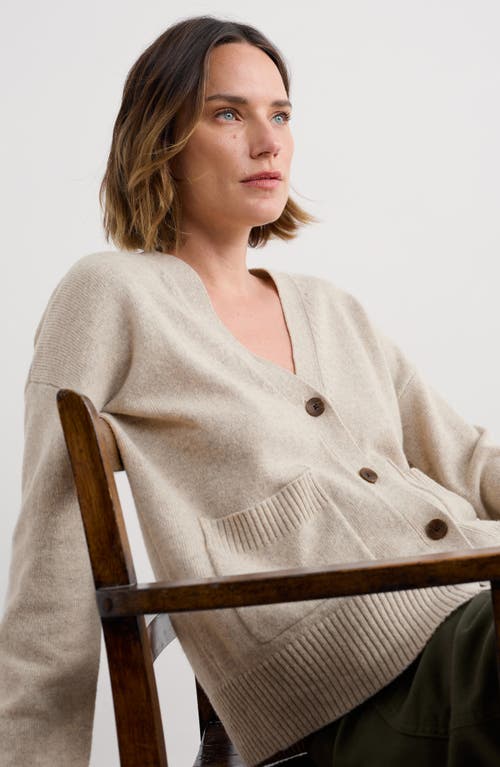 Seasalt Cornwall Senara Merino Wool Blend Cardigan In Neutral