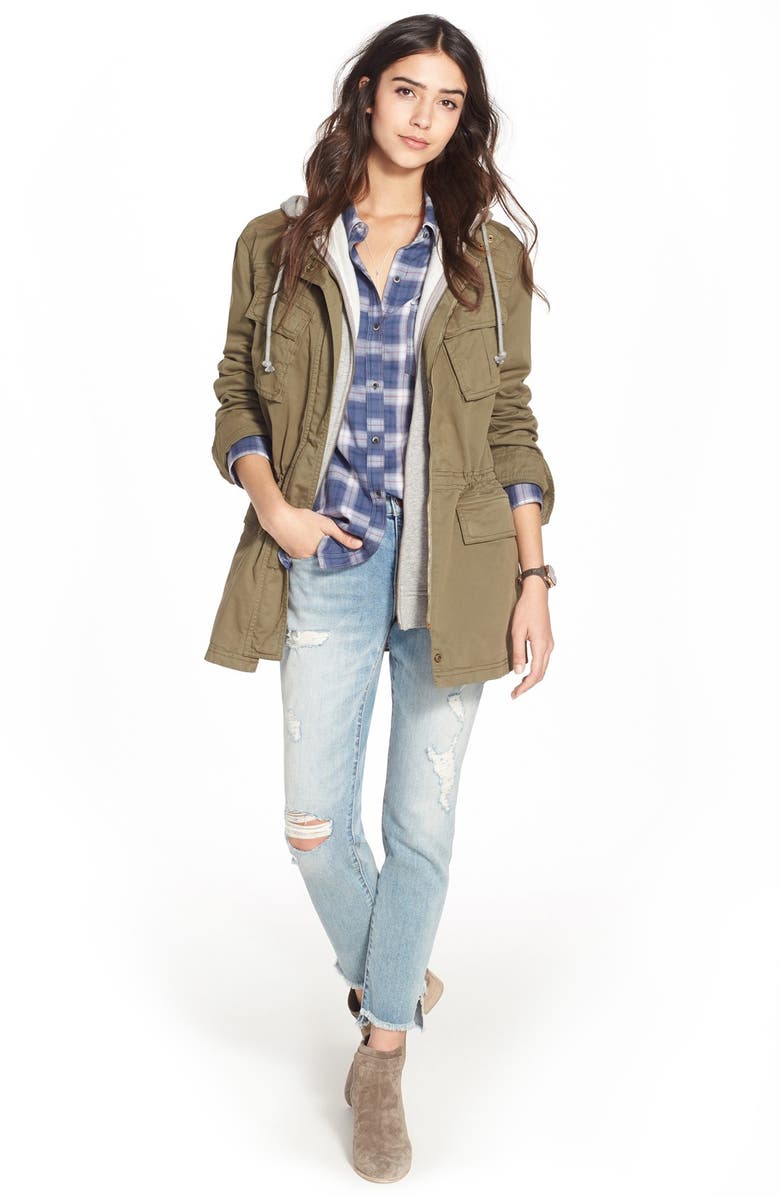 Treasure & Bond Treasure&Bond Plaid Cotton Shirt, Alternate, color, 